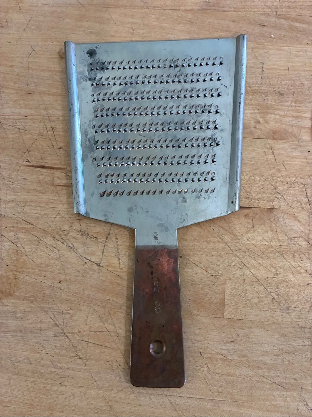 Oroshigane Handheld‎ Copper Japanese Grater Tin Plated Ginger Wasabi Tool